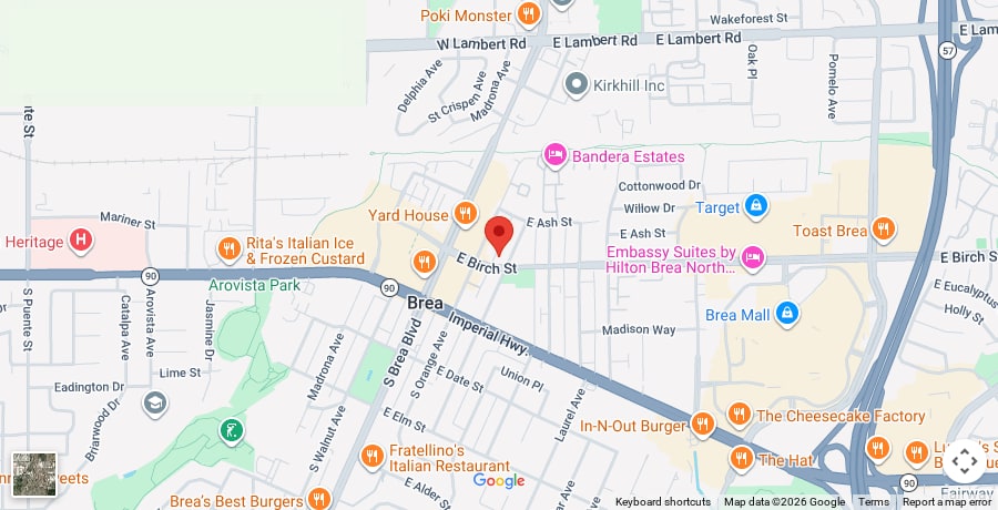 Map showing Crosspointe Church