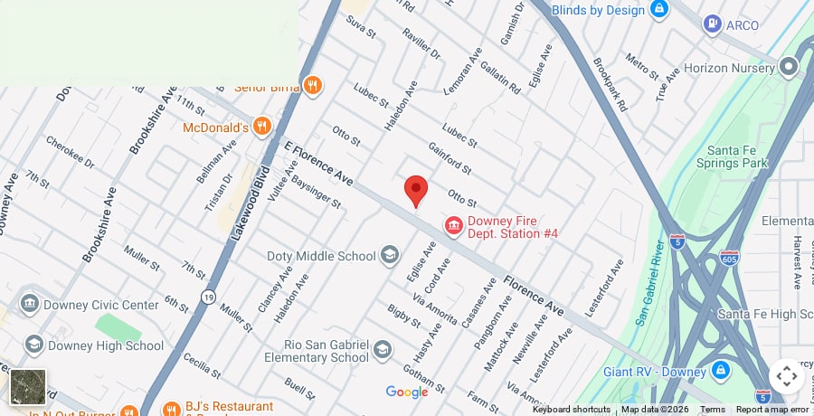 Map showing Light and Life Christian Church