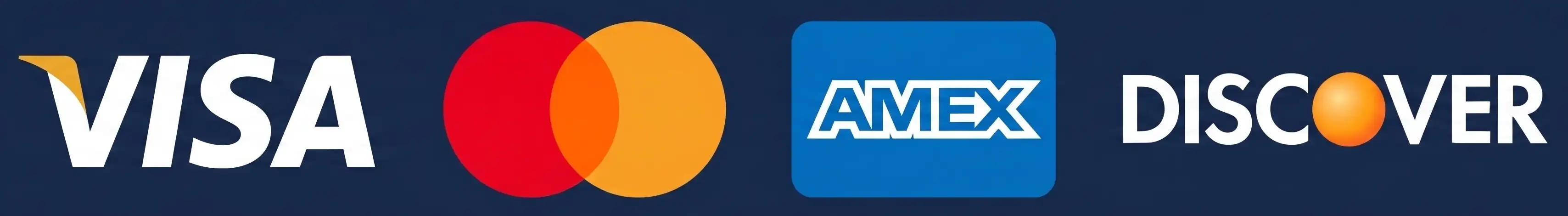 Accepted card payment marks